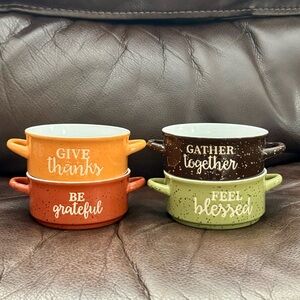 Boston Warehouse Harvest Handled Crock Set of Four